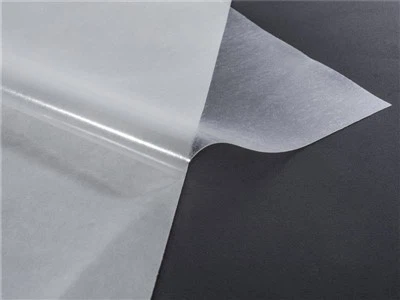 Película adhesiva transparente impermeable